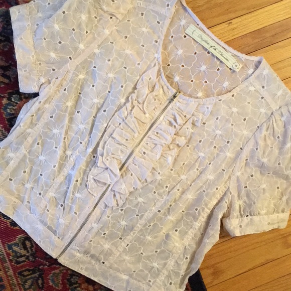 Cropped Eyelet Jacket - Picture 2 of 3